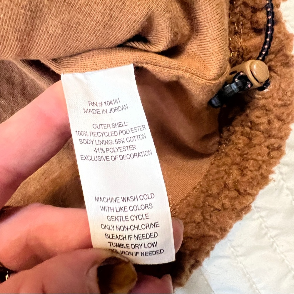 Alpine Design Women's 1/4 Snap Sherpa Pullover Sweater M - Picture 7 of 10